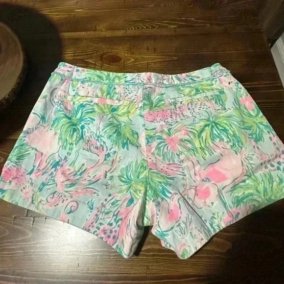 Lilly Pulitzer Adie Short Seasalt Blue on Parade size 6 EUC - Picture 5 of 8